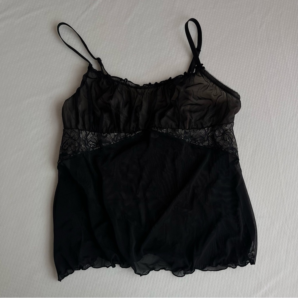 (SOLD) Gilligan & O’Malley Sexy Mesh Top